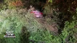 JUST ONE STATION: NH man briefly trapped after 18-wheeler forces car off road, police searching for driver