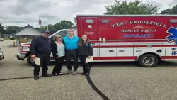 Crew praised for saving man who suffered cardiac arrest while biking in Hardwick